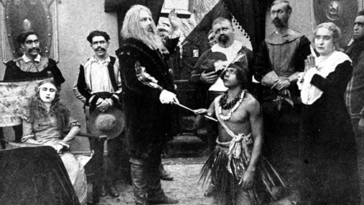 Tácito de Sousa como Peri em <i>O guarani</i> (1916), de Vittorio Capellaro.