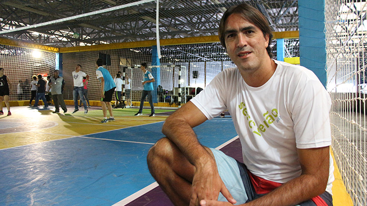Rodrigão, ex-atleta da Seleção Brasileira de Vôlei.<br>Foto: Carol Vidal