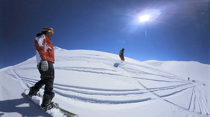 A prática do snowboard é um dos destaques da programação - Foto: Gustavo Veiga