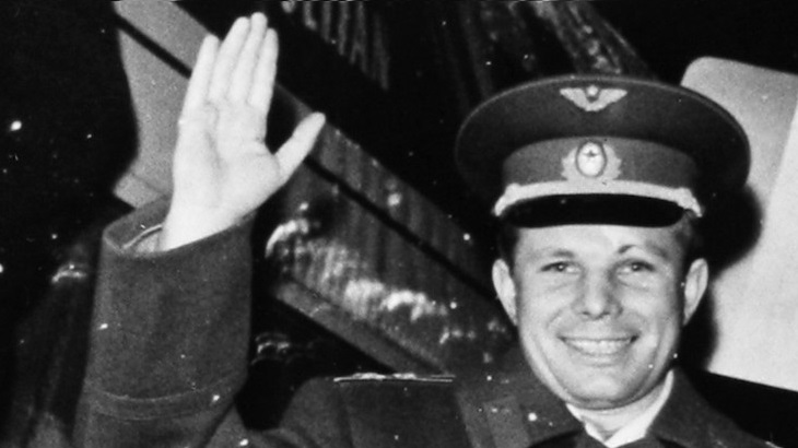 Gagarin na Suécia em 1964 | Foto - Scandinavian Airlines