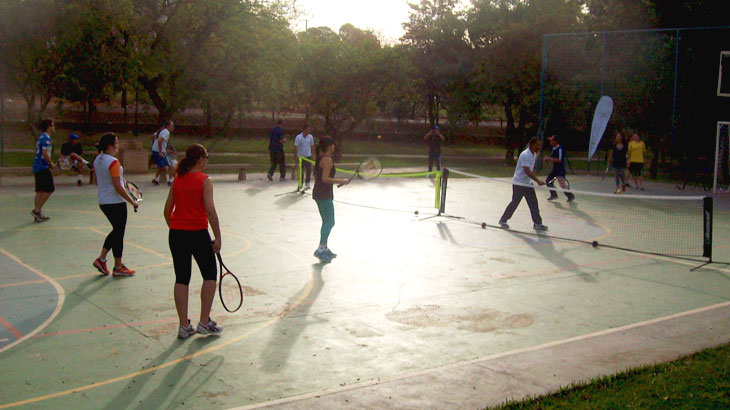 Educadores aprendem a promover a iniciação ao esporte em locais adaptados<br>Foto: Vinicius Pacheco
