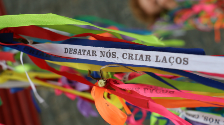 Desatar nós, criar laços<br>Foto: Geraldo Cruz/Sesc