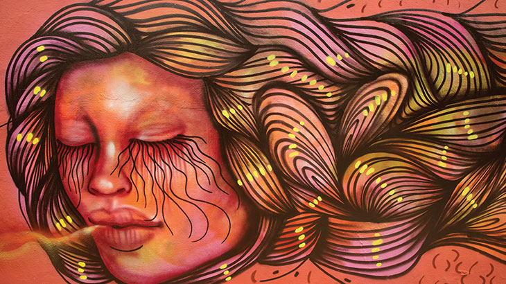 Grafite de Panmela Castro | Foto Alexandre Nunis