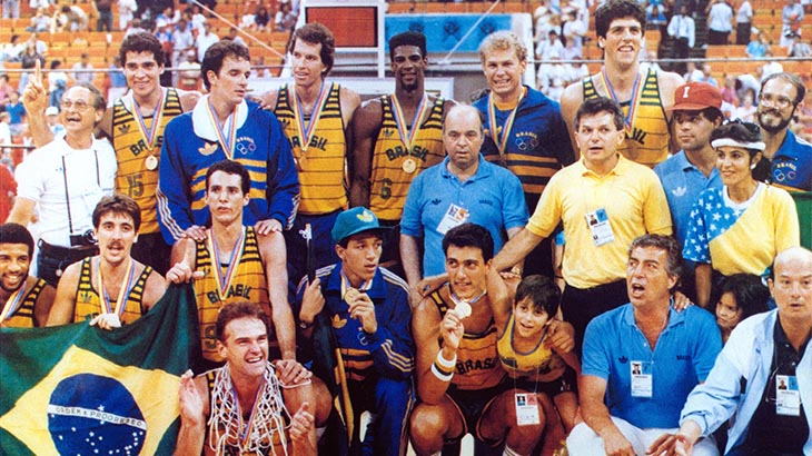 Conquista histórica da Seleção Brasileira mudou os rumos do basquete mundial. Foto: Arquivo CBB