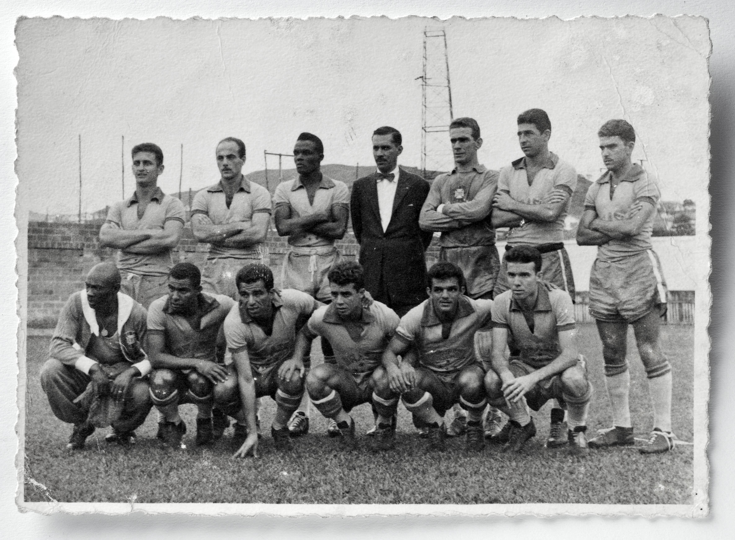 Seleção em treino para a Copa de 1958