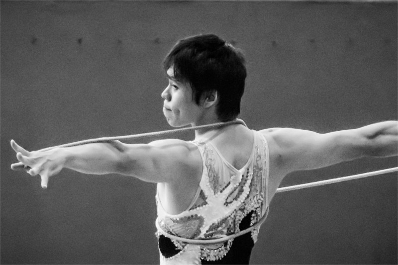 Ginástica Rítmica Masculina com o ginasta japonês Kazuya Dekita - Sesc Consolação