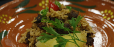 Receita de hî-hî e arroz carreteiro, pela chef Kalymaracaya