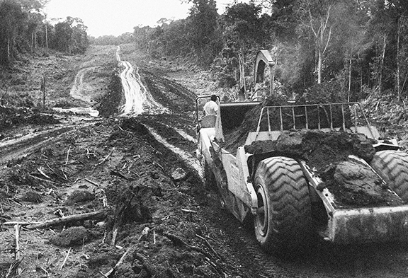 Abertura da Transamazônica (br 230) em 1970. Foto: Solano José.