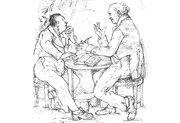 Bernard Naudin, Bouvard e Pécuchet. Em: Oeuvres complètes illustrées de Gustave Flaubert (FR. 1923)