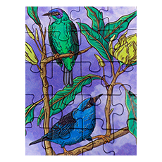 QUEBRA-CABEÇA SAÍ-AZUL - 20 PEÇAS