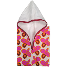 TOALHA PONCHO INFANTIL ORQUÍDEA