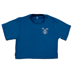 CAMISETA CURTA AZUL SESC NO CENTRO